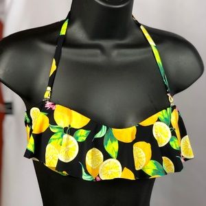 Lemon Bikini Top